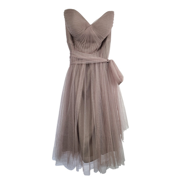 BHLDN Jenny Yoo Collection Women Size 6 Annabelle Dress Strapless Tulle - Picture 1 of 8